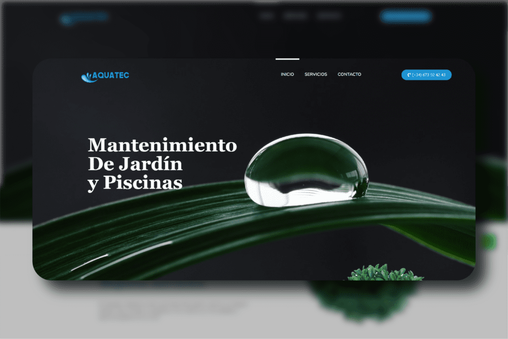 Diseño Web Jaén Aquatec